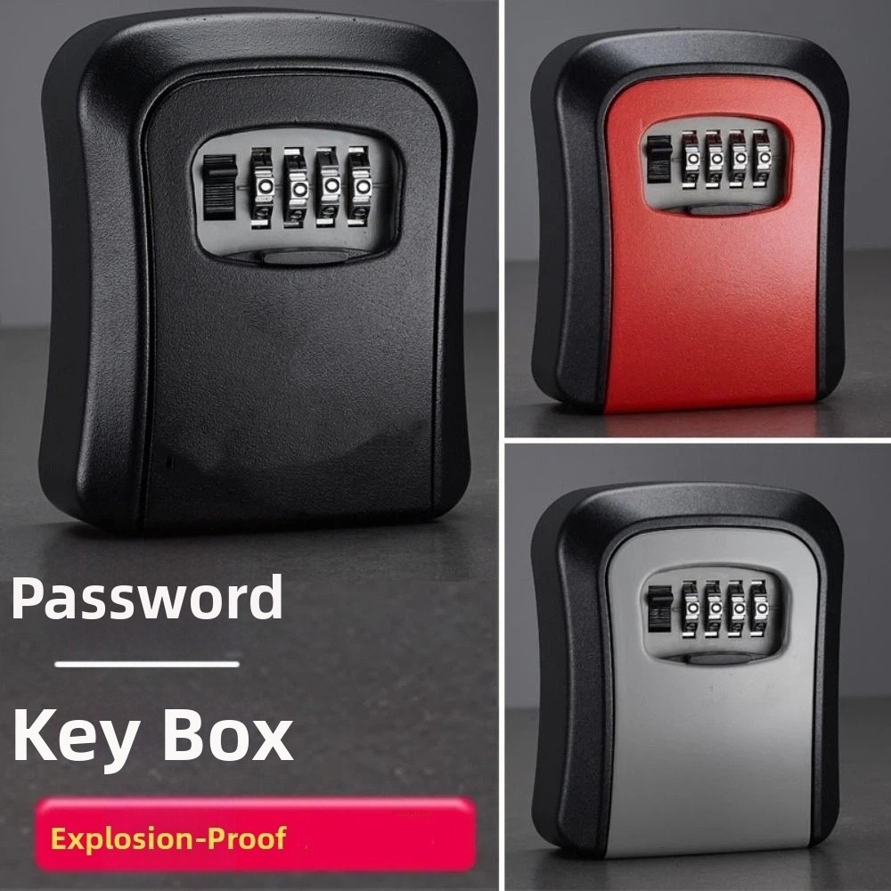 Lockbox Key Secure - 안전한 보관함 벽걸이형 비밀번호 키 박스