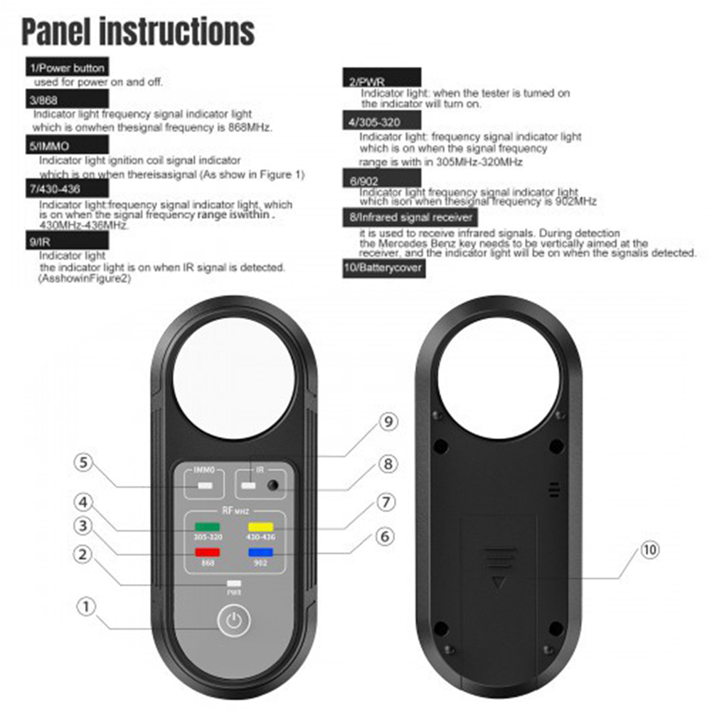 K3 리모컨 키 주파수 테스터 100-999MHz AS - Co Detector Plug 리뷰 및 가격