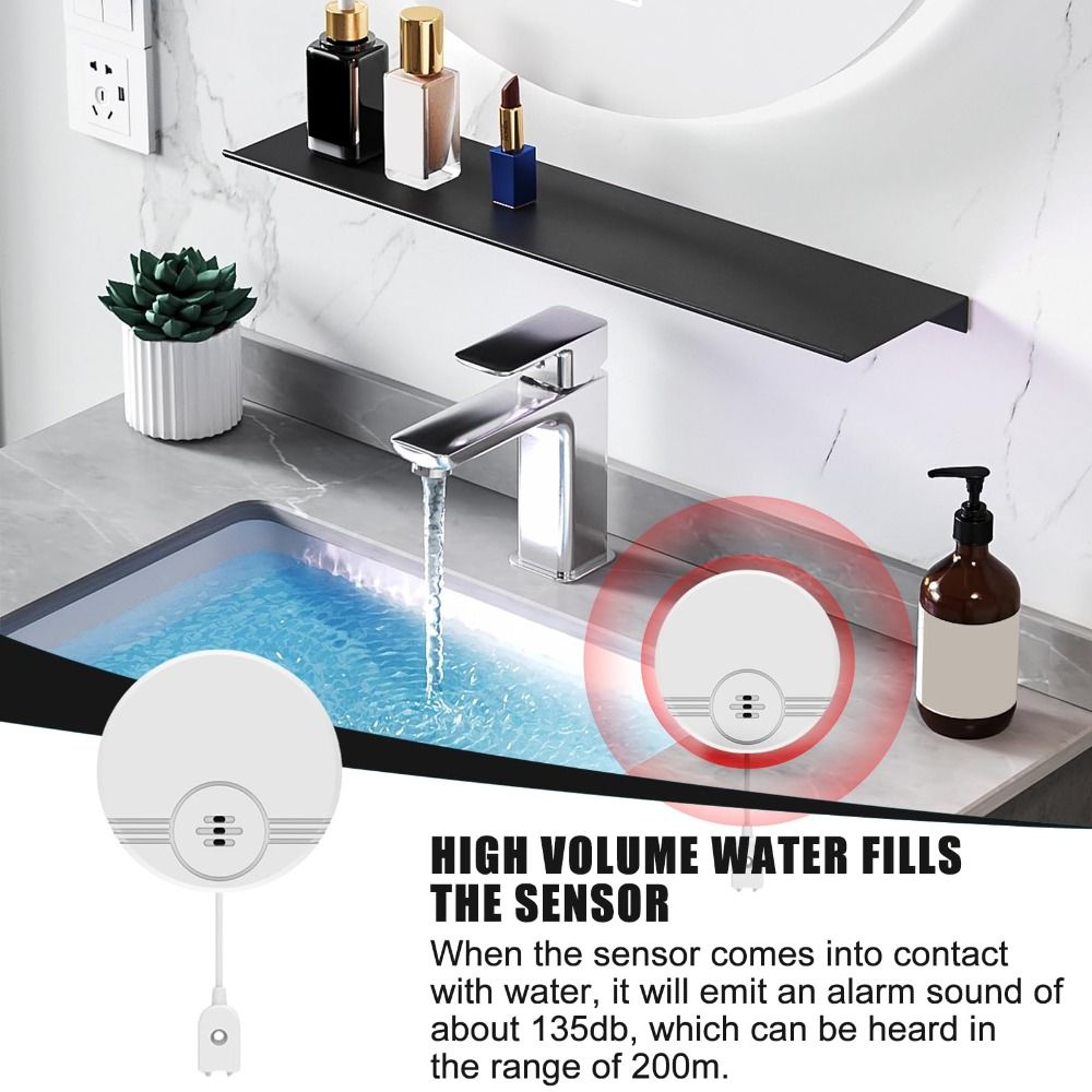 듀얼 모드 센서, 초장시간 대기, 고감도, 누수 감지  - Water Alarm Sensor 리뷰 및 가격