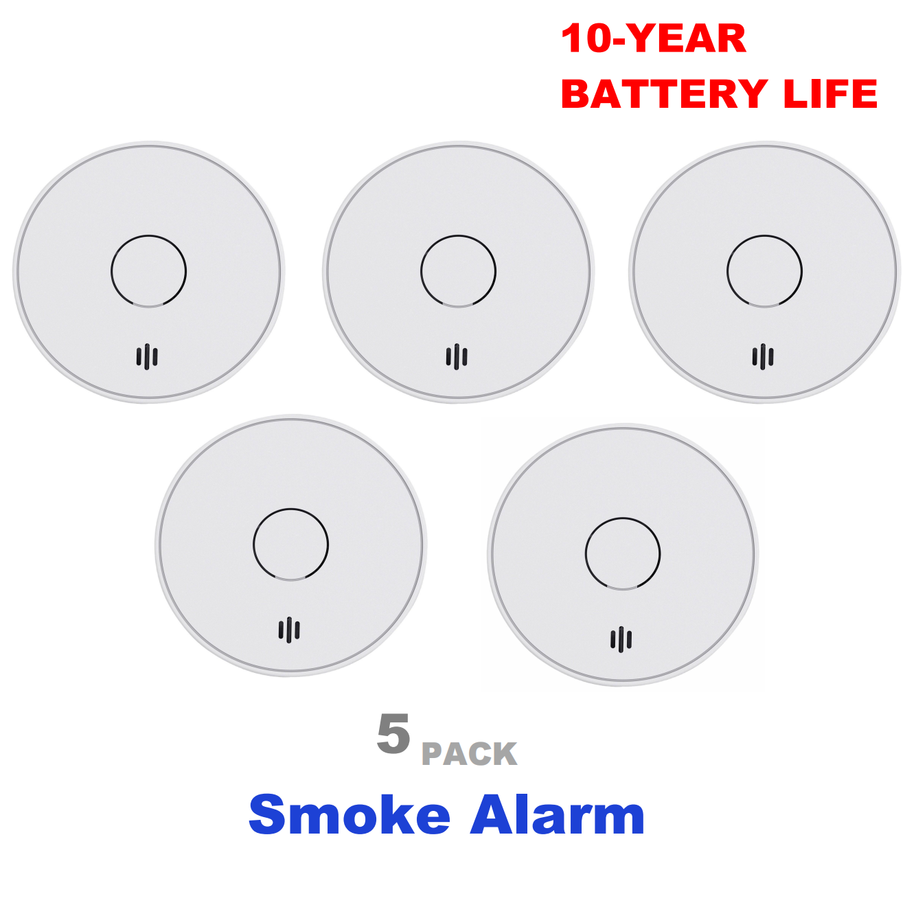 가정용 연기 경보기, 10년 배터리 연기 감지기 화재  - Smoke Detector Interconnected 리뷰 및 가격